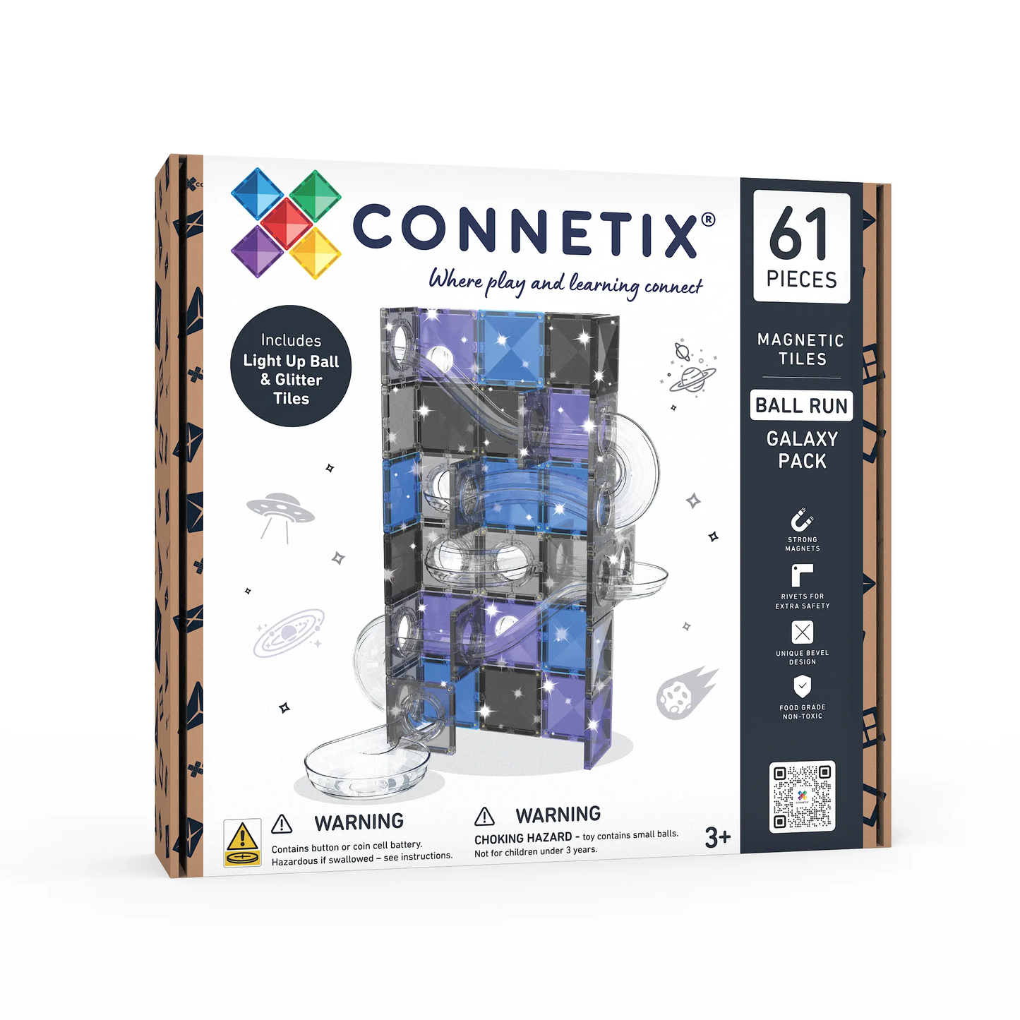Connetix Ball Run Galaxy Pack (61pc)