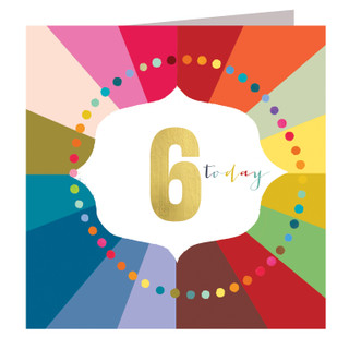 Happy Birthday Foiled/6th Rainbow