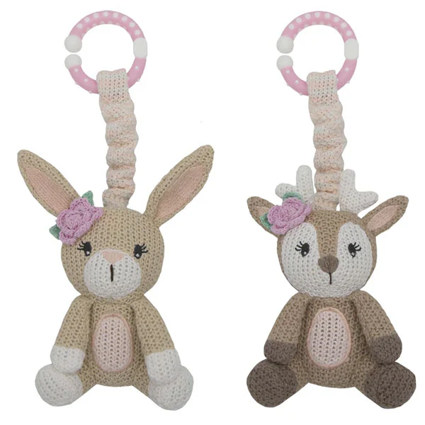 Fawn and Bunny - 2 Pack Stroller Toy