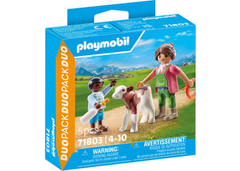 Duo Pack Farmer with Calf 71803