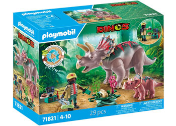 Dinos - Triceratops Family 71821