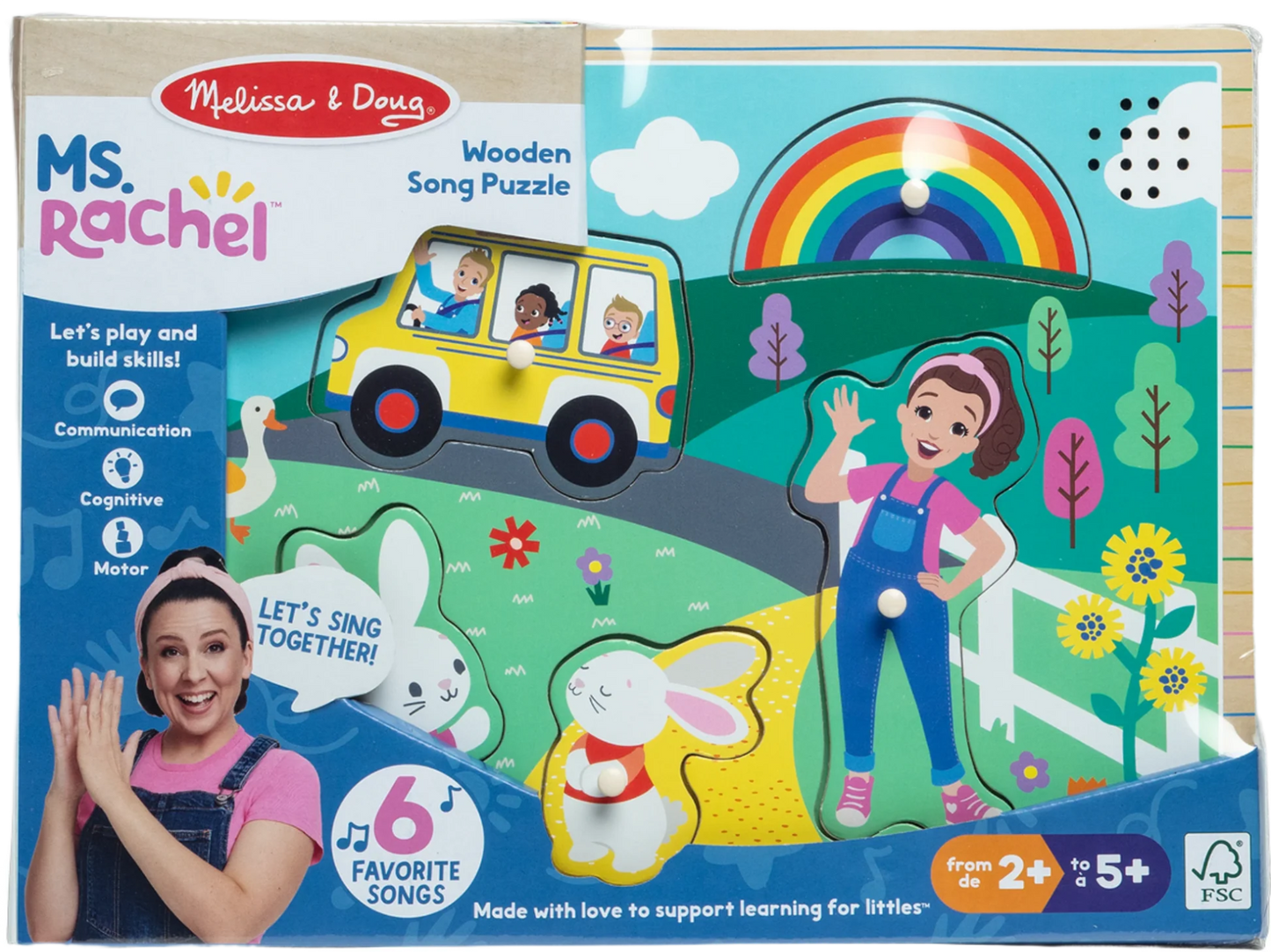 Ms. Rachel Wooden Song Puzzle