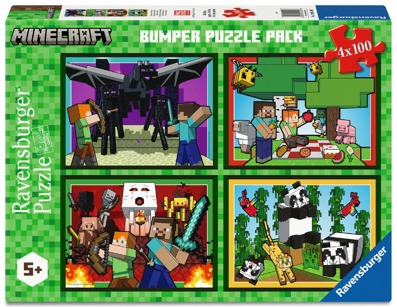 Realms & Adventures 4x100pc Puzzle