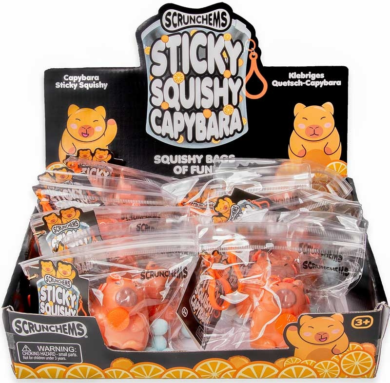 Scrunchems Sticky Animals - Capybara