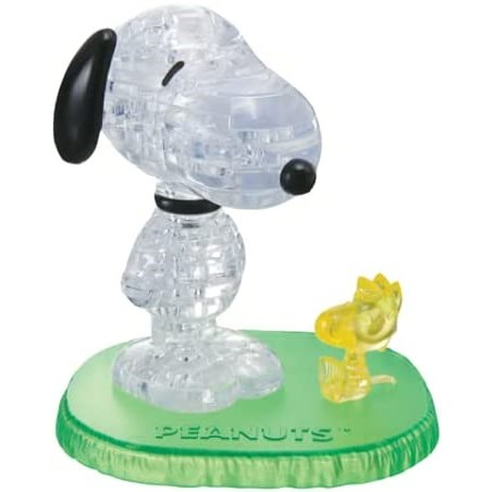 38 pc Crystal Puzzle - Snoopy & Woodstock