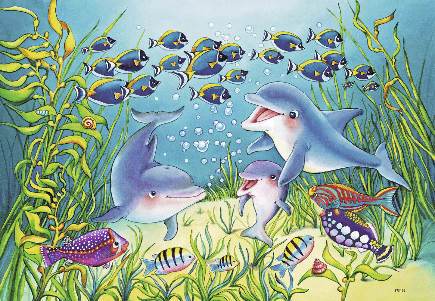 2 x 12 pc Puzzle - On the Seabed