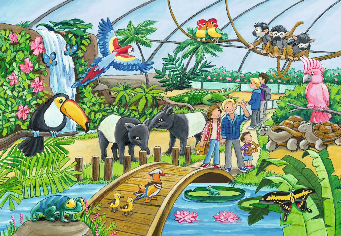 2 x 24 pc Puzzle - Welcome To The Zoo