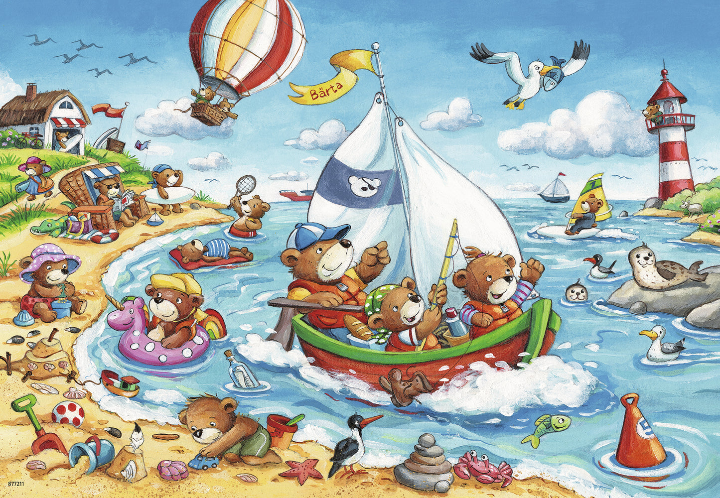 2 x 24 pc Puzzle - Seaside Holiday