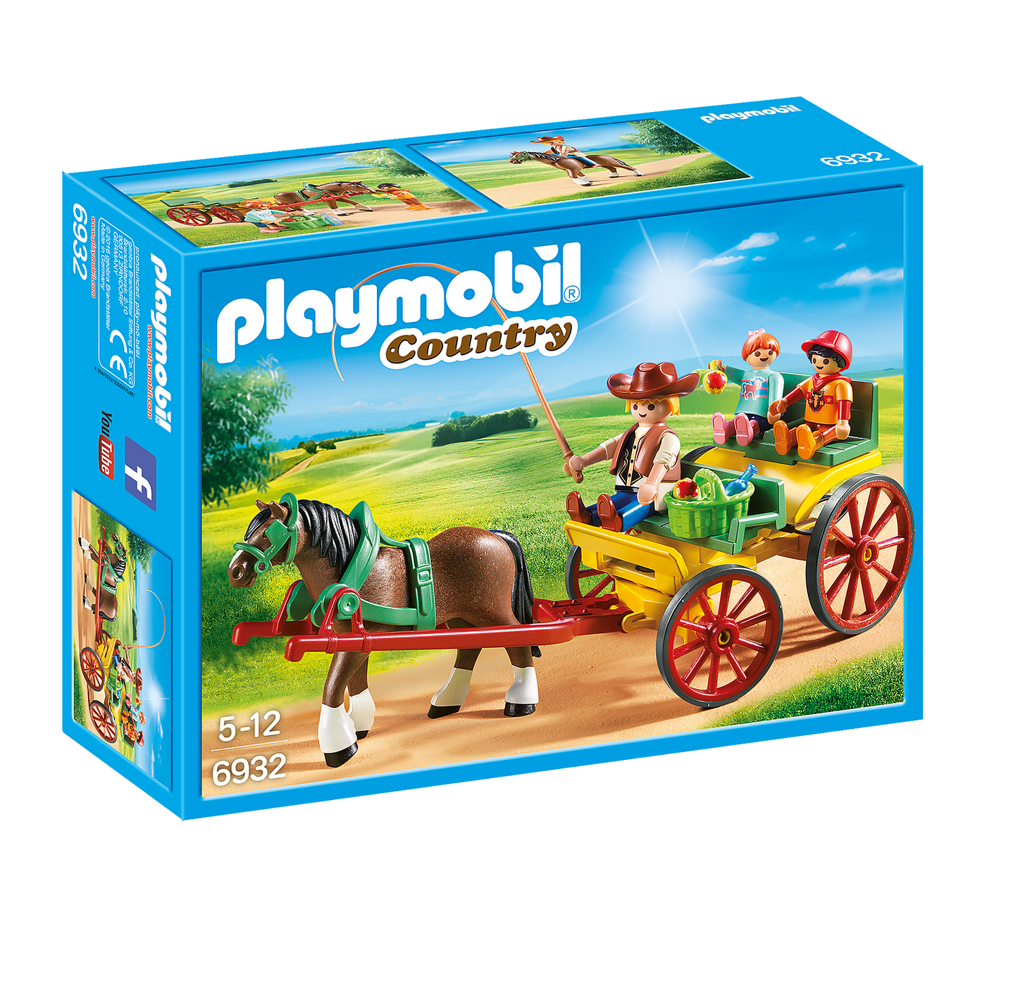 Country - Horse-Drawn Wagon 6932
