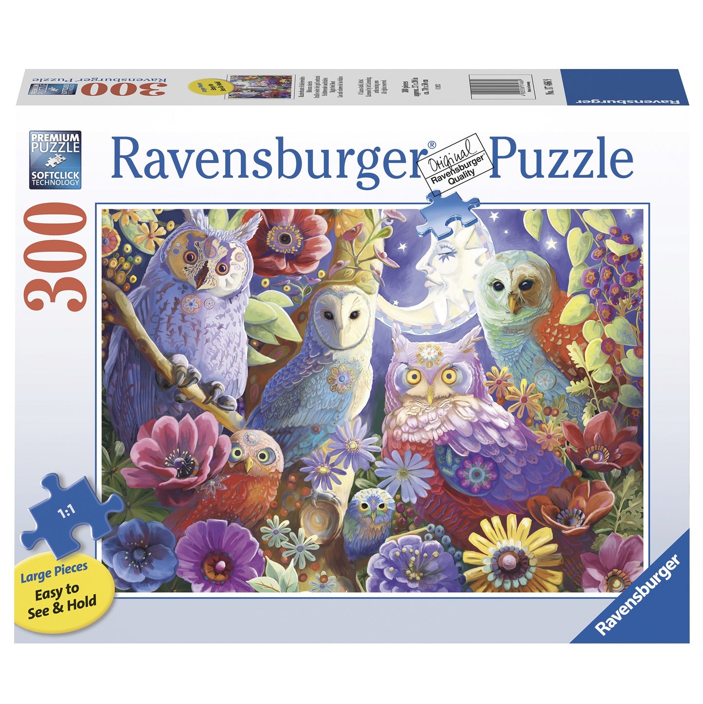 300 pc Large Format Puzzle - Night Owl Hoot