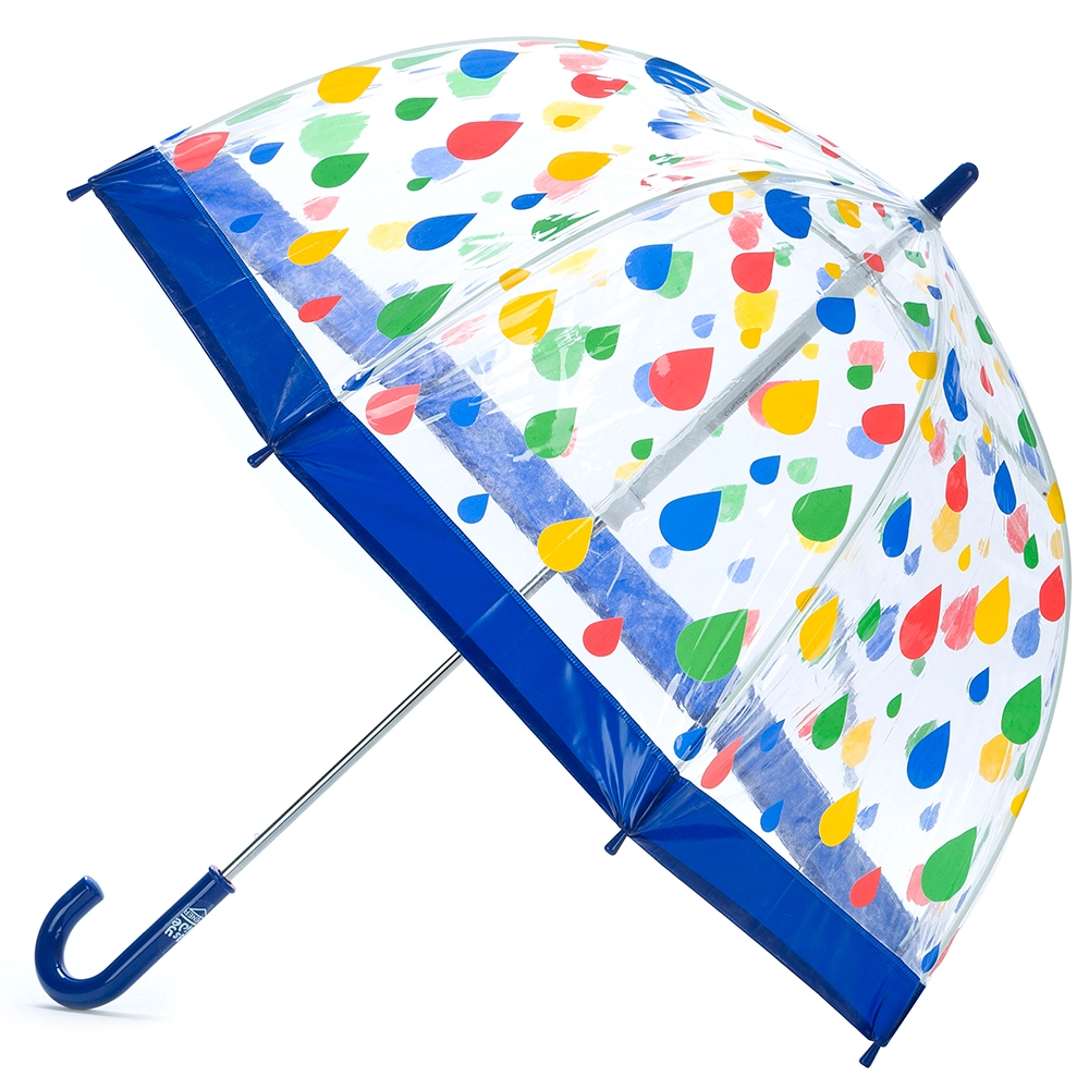 Kids Birdcage Umbrella - Raindrops