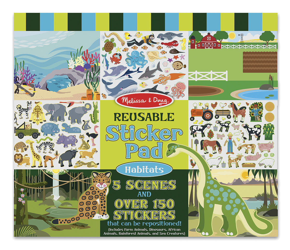Reusable Sticker Pad - Habitats