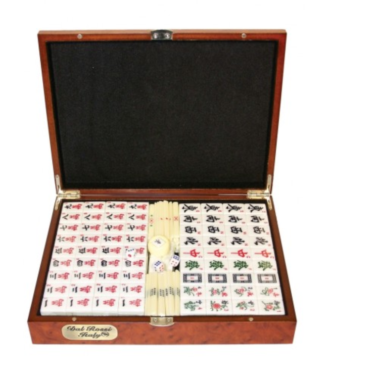Mahjong Set - Wood Case 29cm
