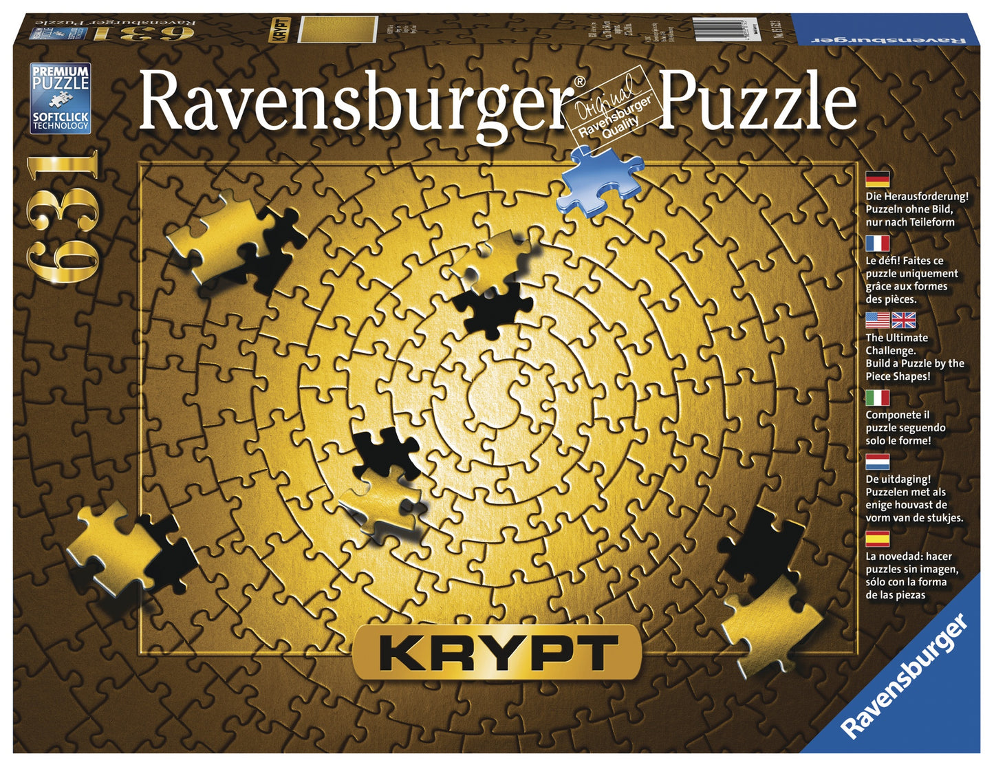 631 pc Puzzle - Krypt in Gold