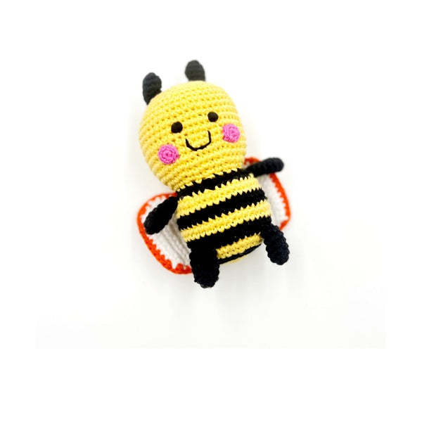 Bumble Bee Rattle - Yellow