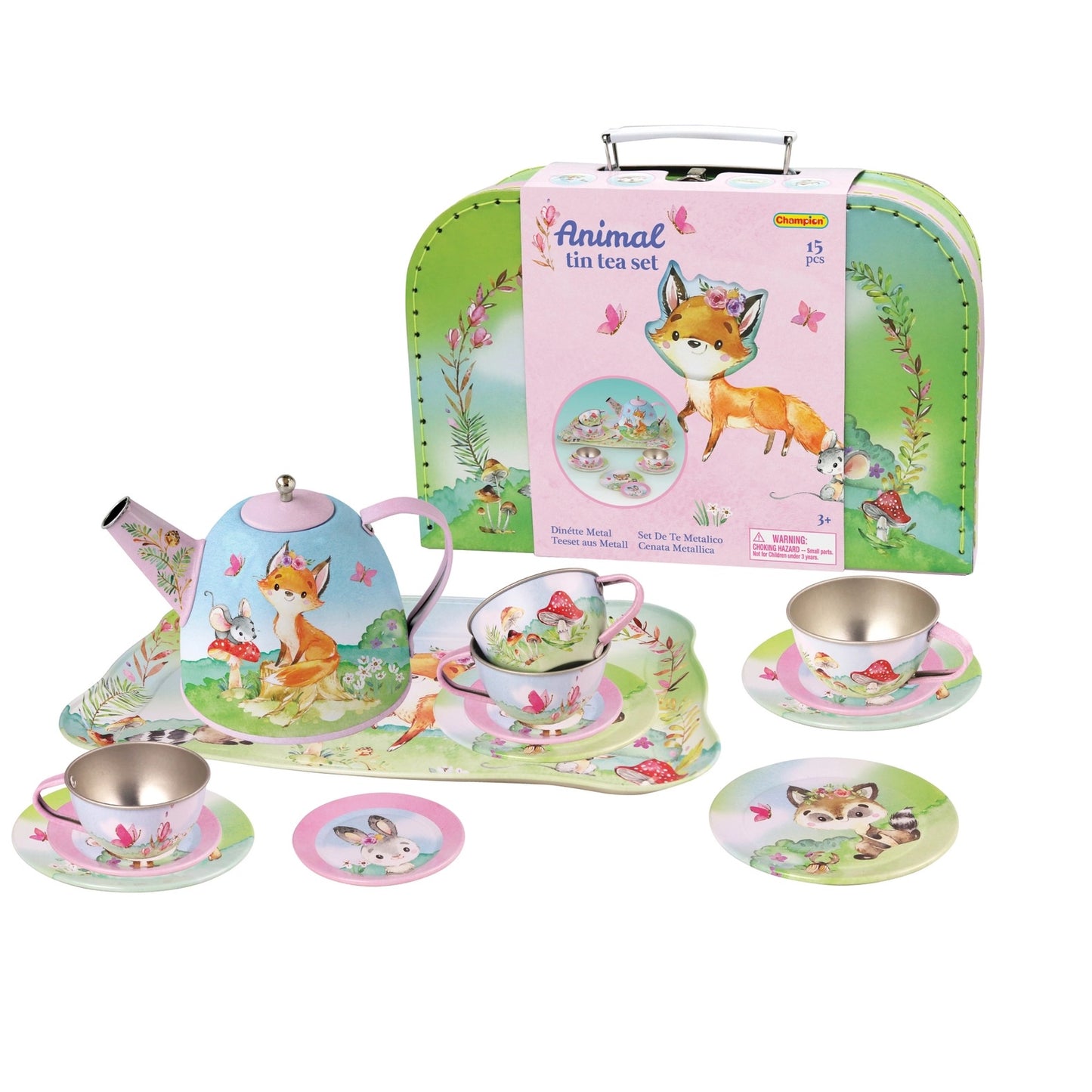 Animal Tin Tea Set