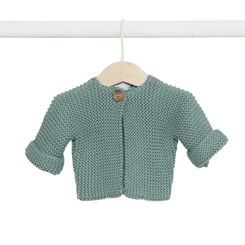 Elf Garter Stitch Baby Cardigan