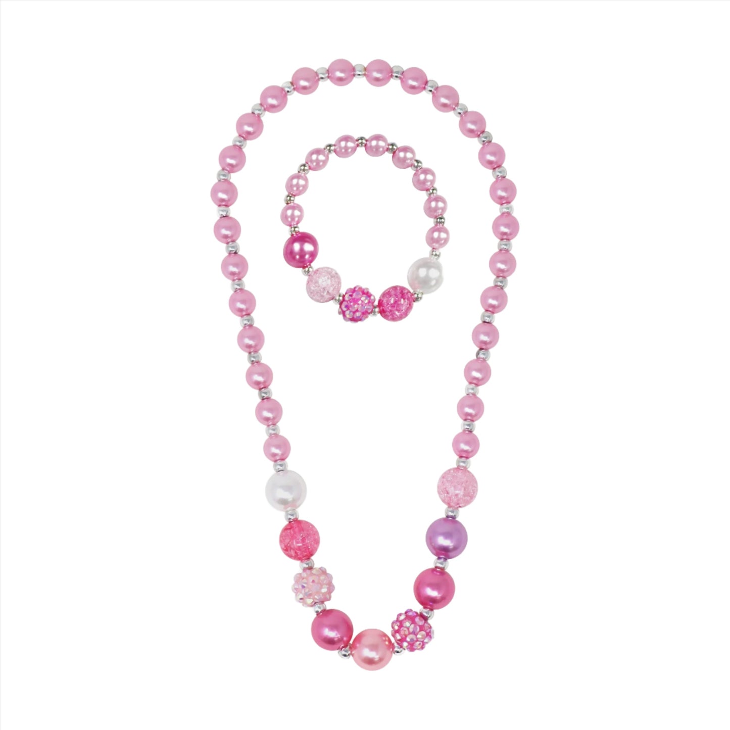 Unicorn Princess Necklace And Bracelet Set