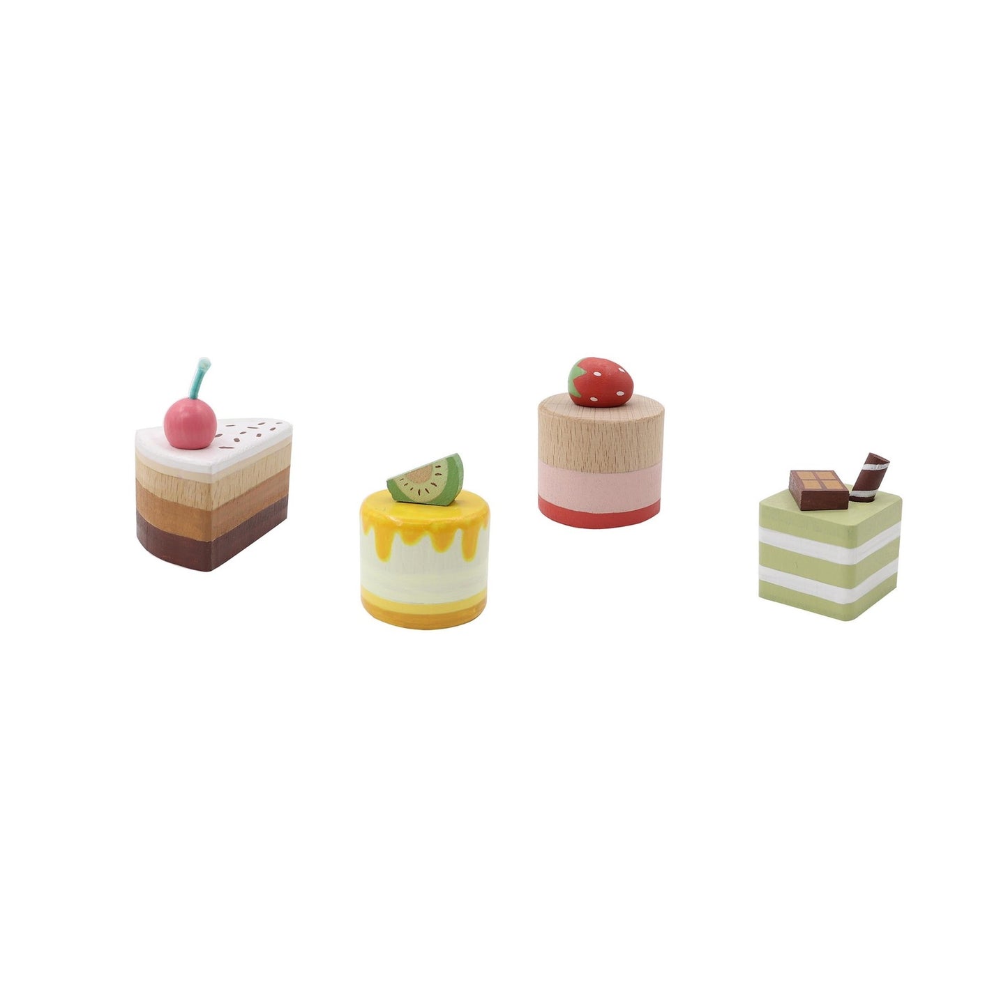 Wooden Cake Set