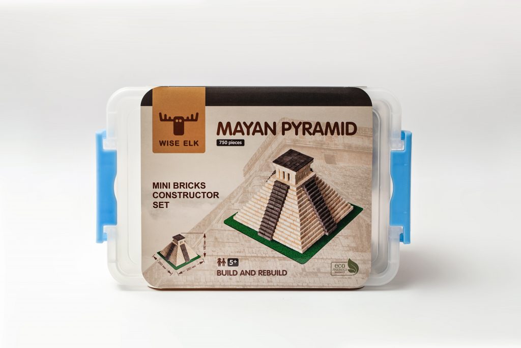 Mini Brick Construction Set - Mayan Temple