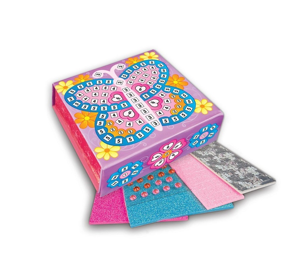 Sticky Mosaics Butterfly Treasure Box