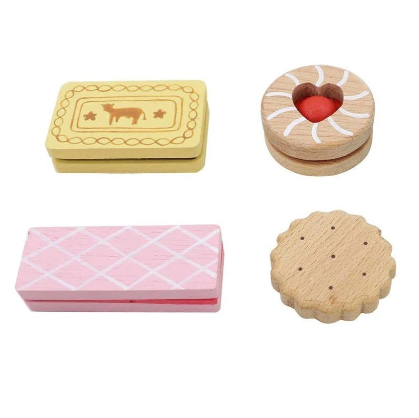 Wooden Biscuit Set