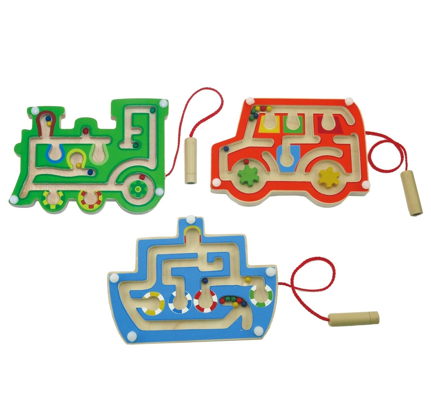 Transport Magnetic Labyrinth