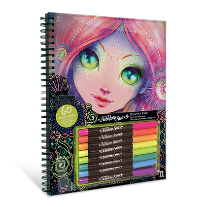 Black Pages Colouring Book - Isadora