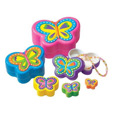 Butterfly Nesting Trinket Box