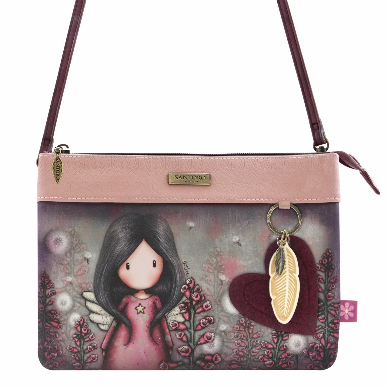 Double Pouch Cross Body Bag
