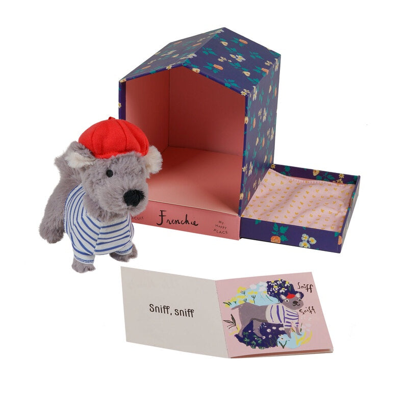 Frenchie Bed & Biscuit Set