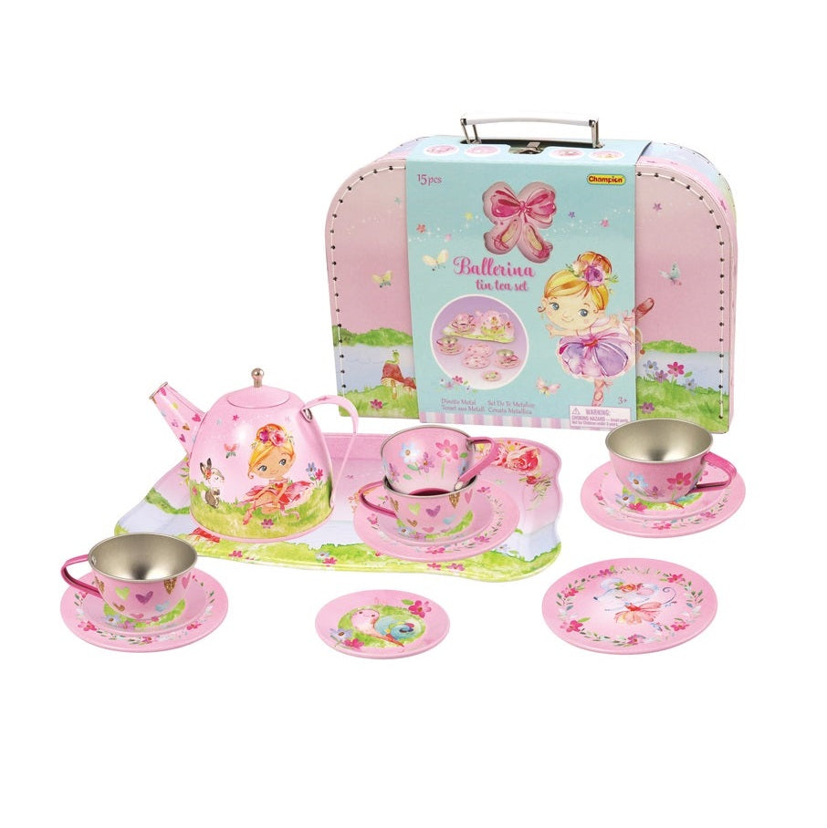 Ballerina Tin Tea Set