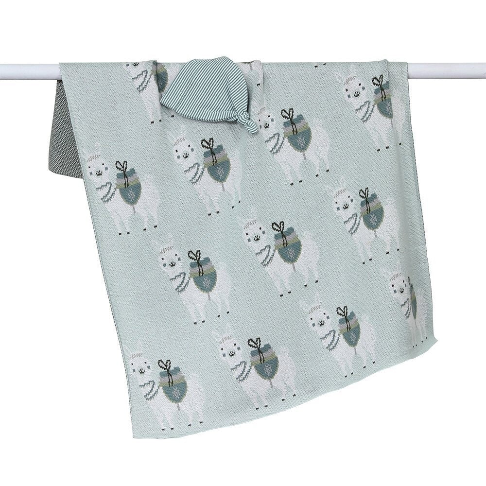 Cotton Knit Baby Blanket
