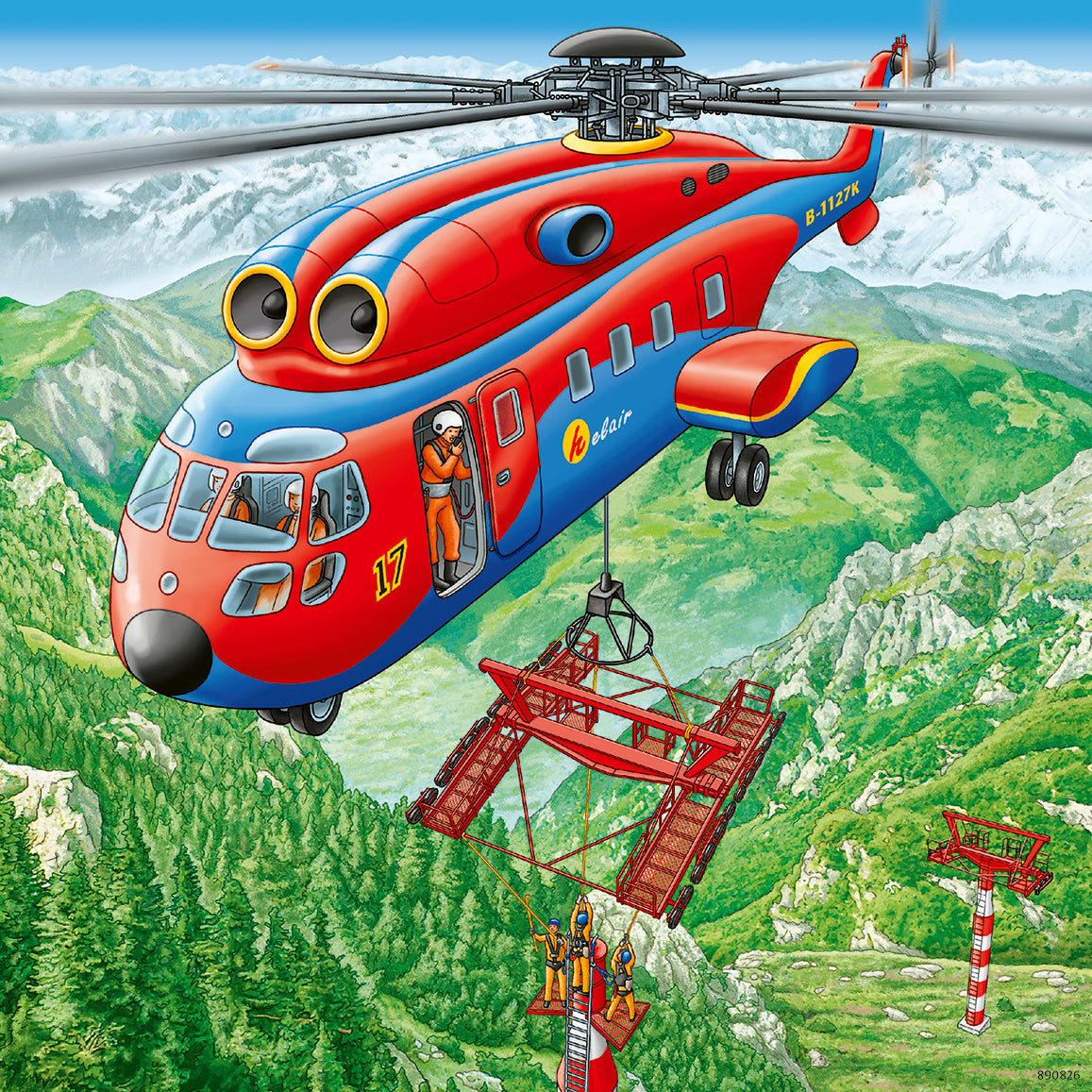 3 x 49 pc Puzzle - Above the Clouds