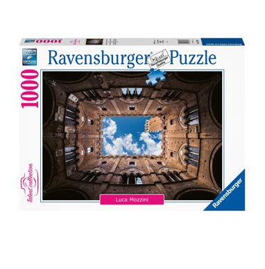 1000 pc Puzzle - Courtyard Palazzo Pubblico Siena