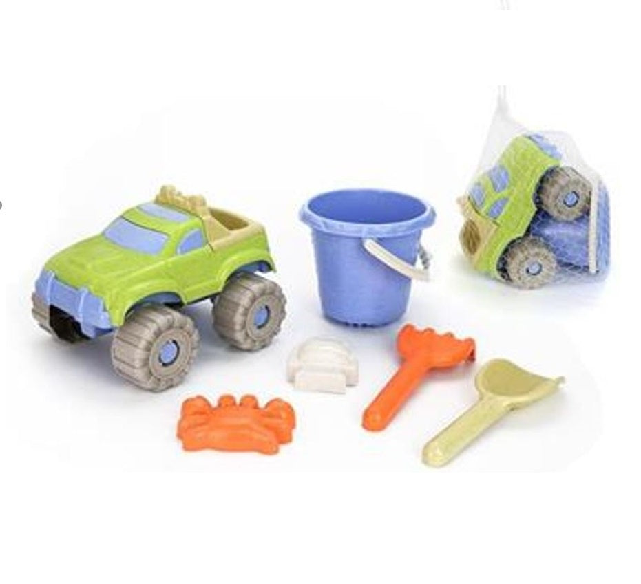 Straw Material Beach Car Set With 6 Pieces