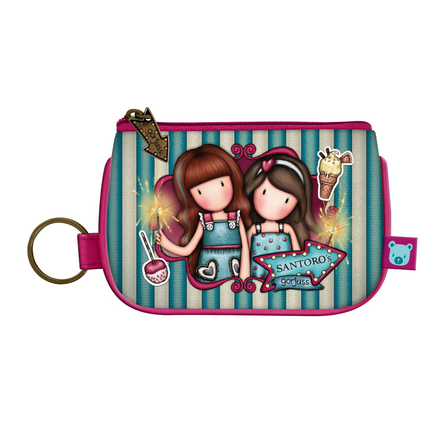 Gorjuss Keyring Zip Purse