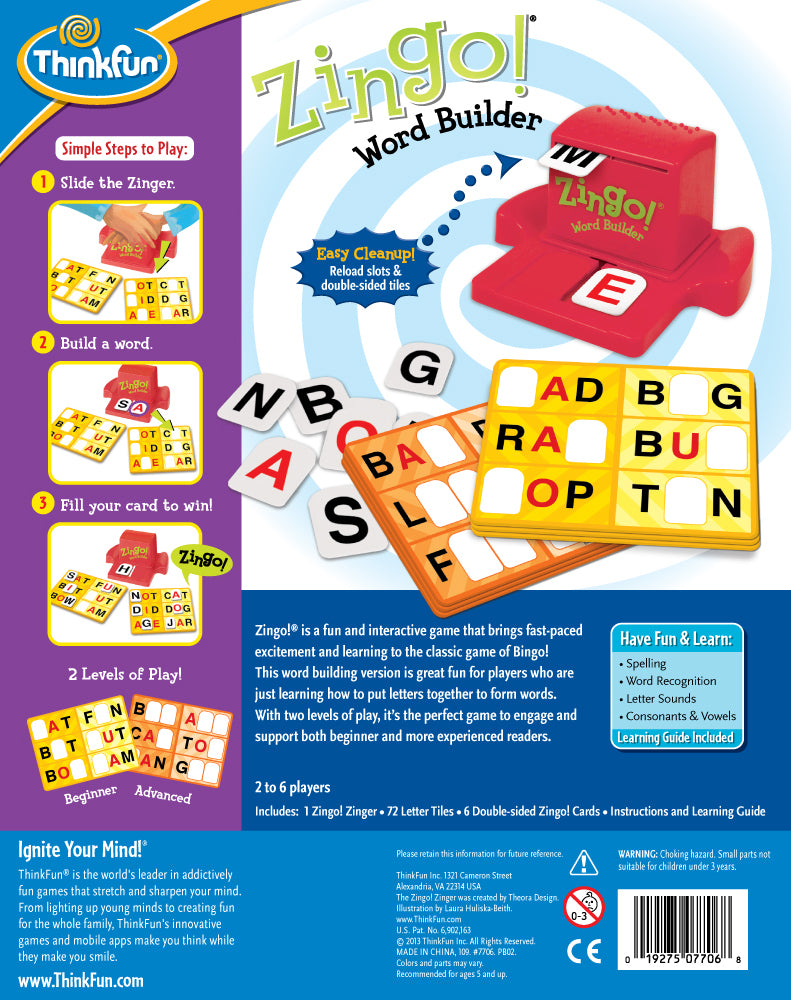 Zingo! Word Builder