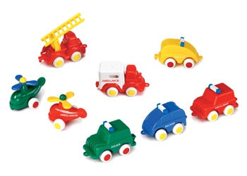 Mini Chubbies Small Vehicles Rescue Car