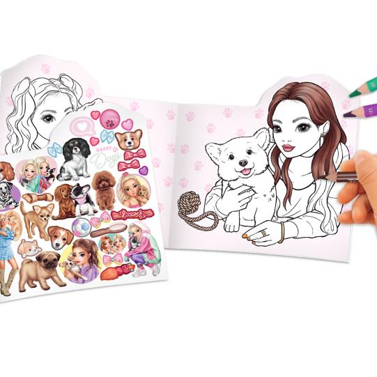 Dog Colouring & Sticker Book