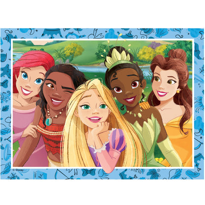 4 in a Box Puzzle - Disney Princess Be Who You Want To Be