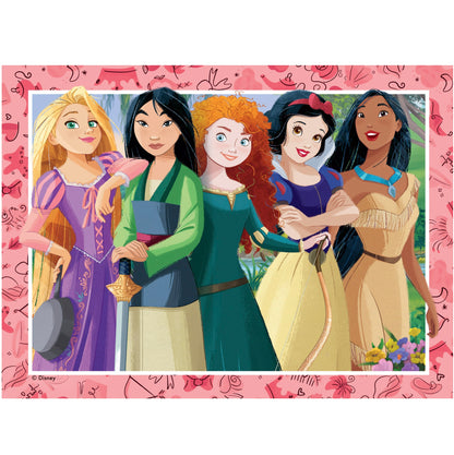 4 in a Box Puzzle - Disney Princess Be Who You Want To Be