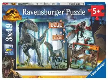 3x49 pc Puzzle - Jurassic World Domination