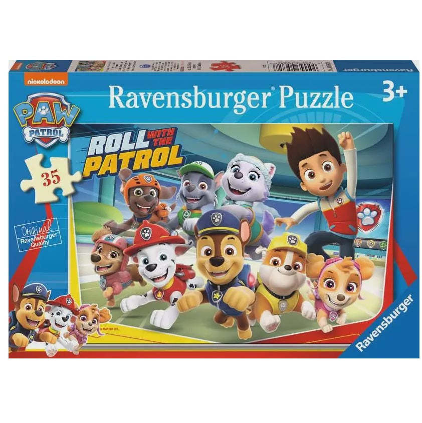 35 pc Puzzle - Paw Patrol Roll with the Patrol