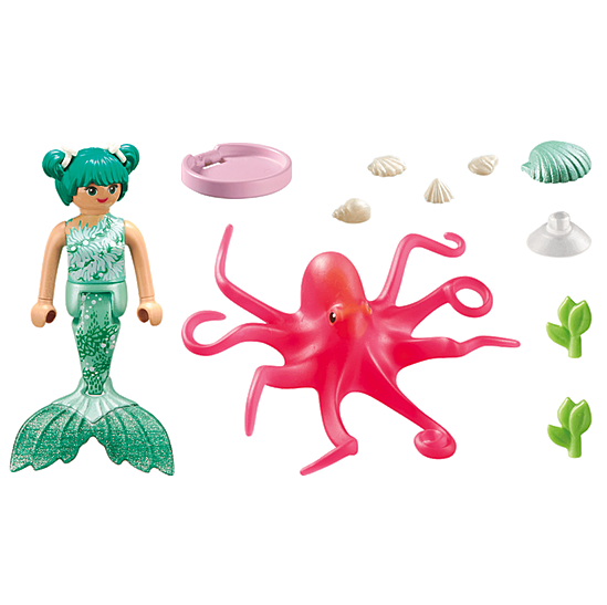 Princess Magic - Mermaid with Colour Changing Octopus 71503