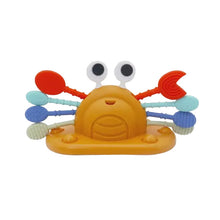 Silicone Pull String Toy - Crab