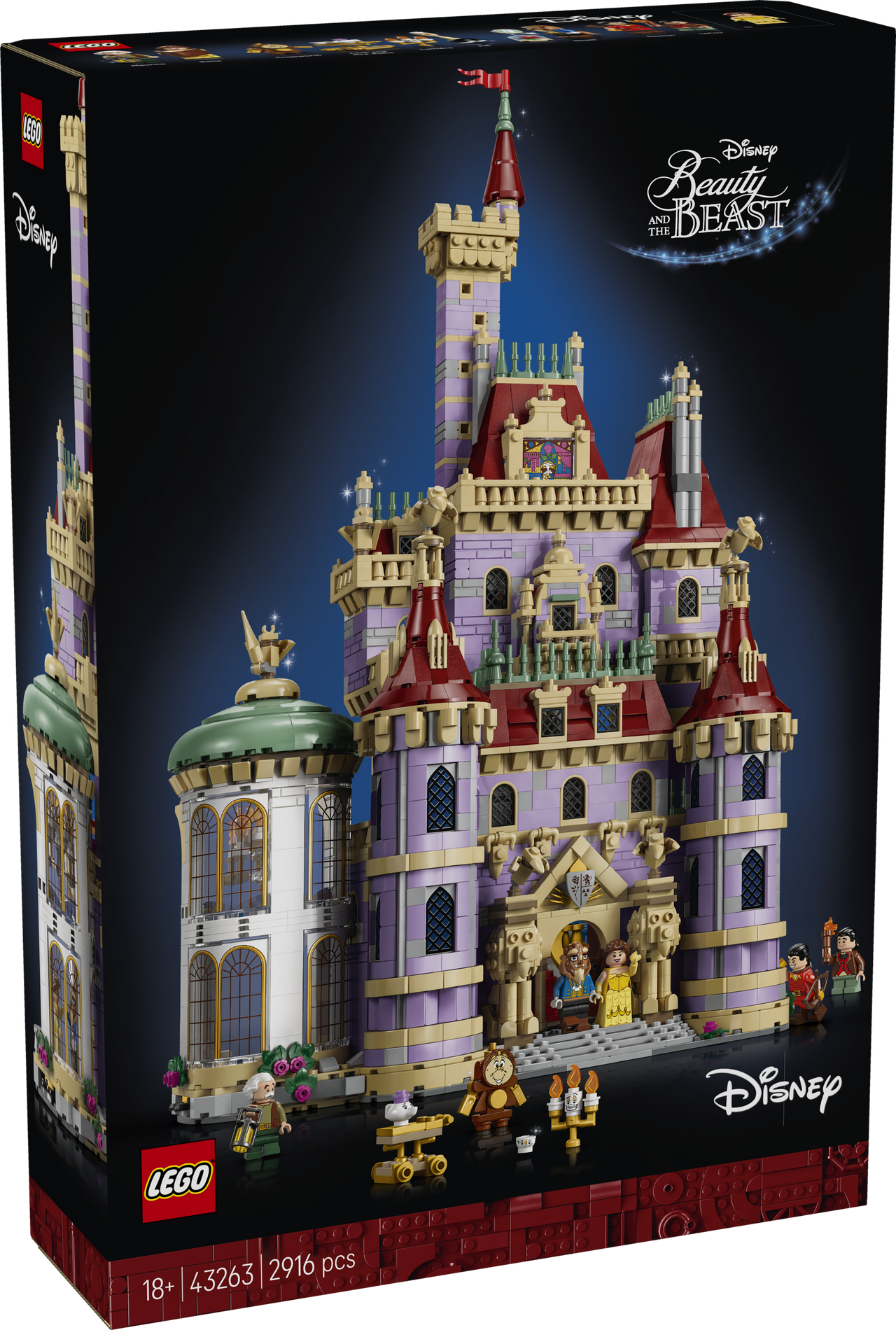 Beauty and the Beast Castle Lego 43263
