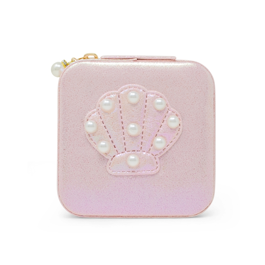 Mermaid Seashell Pearl Jewellery Box - Pink