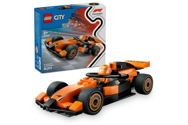 F1 Driver With Mclaren Race Car Lego 60442