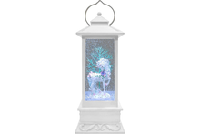 Lantern - White/Teal Unicorn